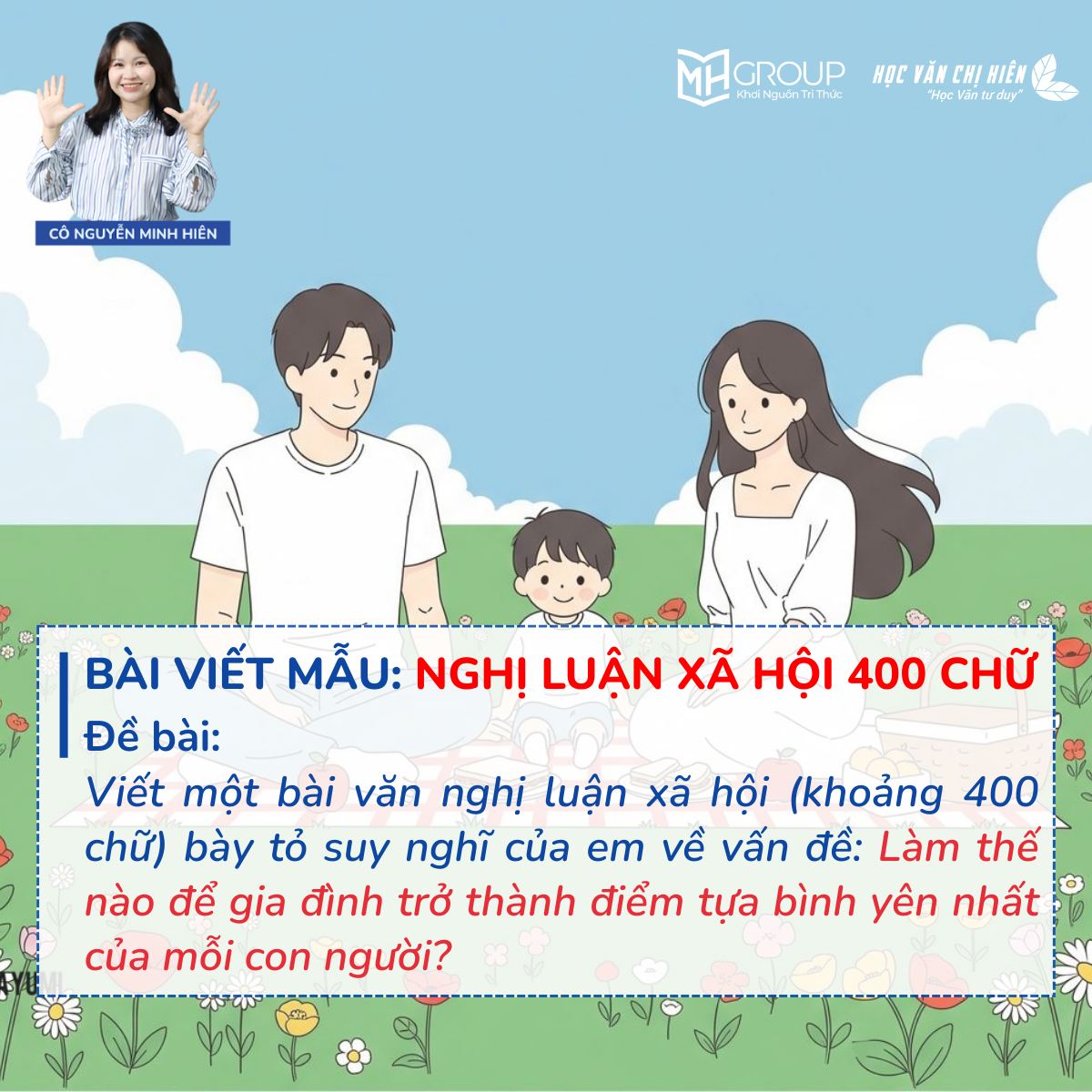 NGHỊ LUẬN XÃ HỘI | LÀM THẾ NÀO ĐỂ GIA ĐÌNH TRỞ THÀNH ĐIỂM TỰA BÌNH YÊN NHẤT CỦA MỖI CON NGƯỜI